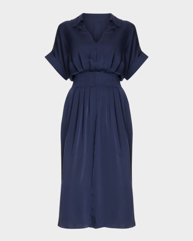 Kayleigh Satin Midi Dress